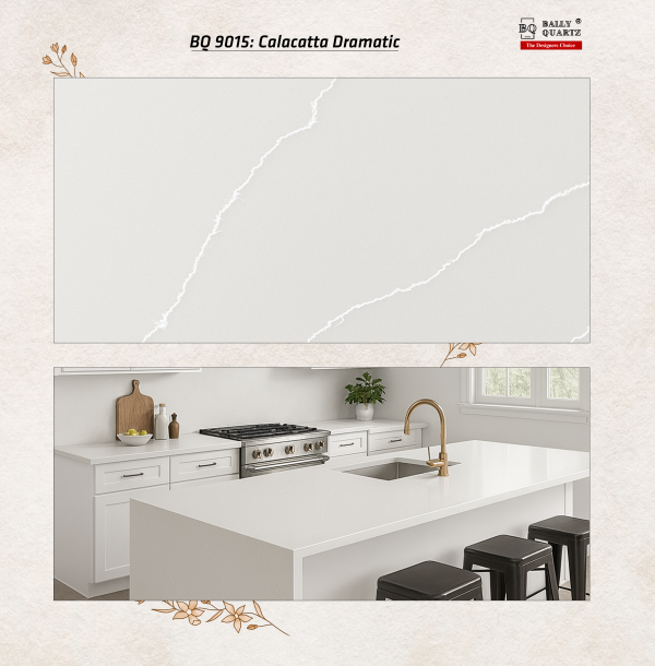 Bally Quartz BQ9015 Calacatta Dramatic