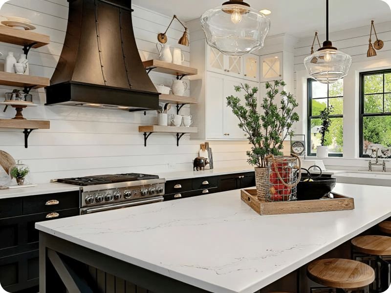 Bally Quartz Countertops in Factory