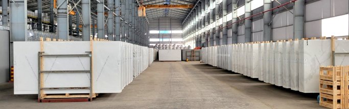 Bally Quartz Countertops in Factory