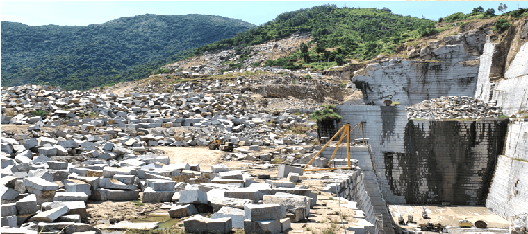 Quarry in Vietnam